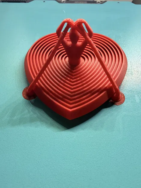 Heartbeat Dancer fidget - Valentine (Trái tim động học print-in-place) - Image 3