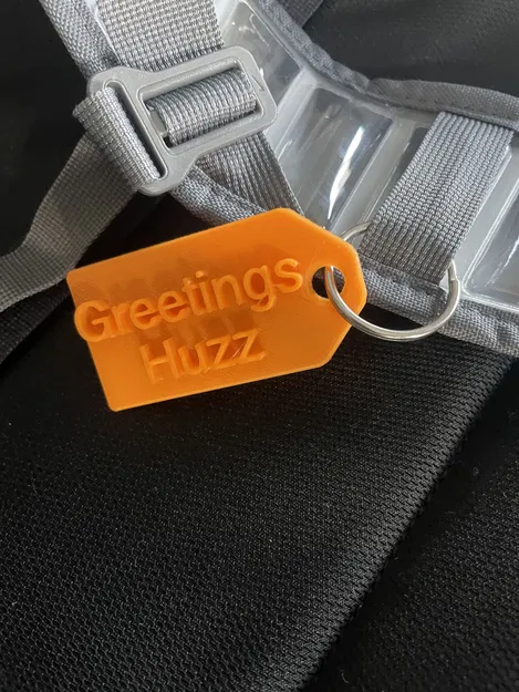 Móc khóa “Greetings huzz key chain” - Image 1