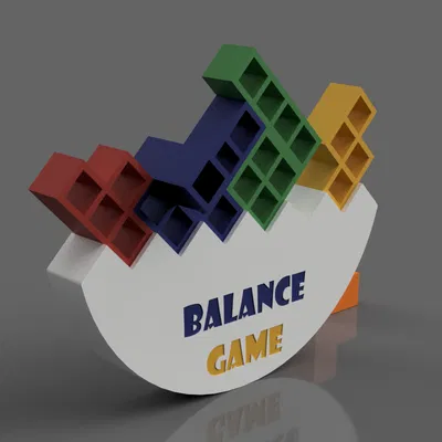 Trò chơi cân bằng & xếp chồng in 3D – Không cần supports