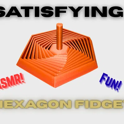 Fidget Xoắn Lục Giác “Satisfying Hexagon Twist Fidget”