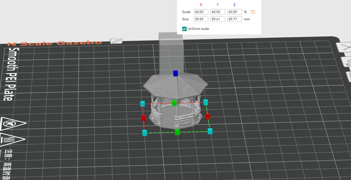 Gazebo 8 Cạnh (N Scale) - Image 1