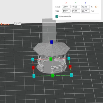 Gazebo 8 Cạnh (N Scale)