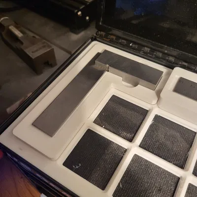 Gridfinity Tool Shop Machinist Square – Khay giữ 2x3 (trừ 2 ô)