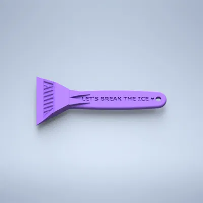 Dụng cụ cạo băng | let's break the ice