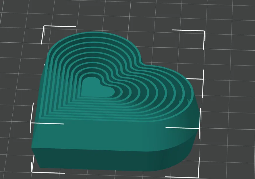 Mẫu Fidget Heart (trái tim fidget) - Image 1