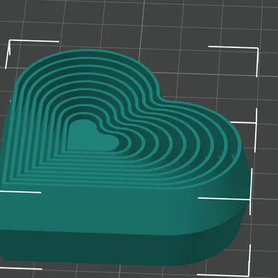 Mẫu Fidget Heart (trái tim fidget)