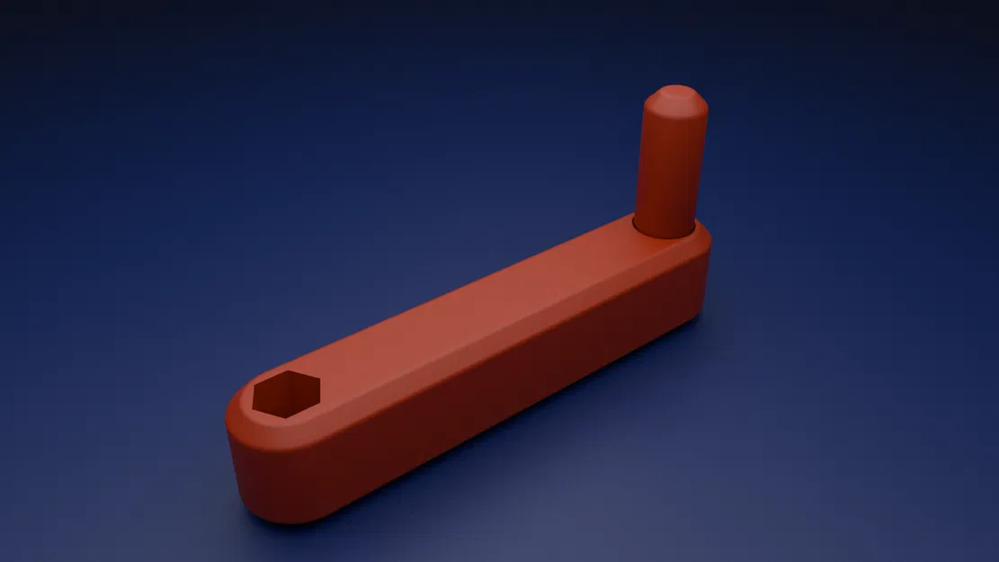 Tay quay bằng tay cho bàn xoay (Turntable Hand Crank) - Image 1