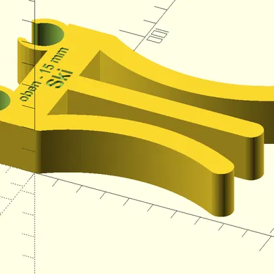 Skihalter: kẹp nối ski & skistock để vận chuyển (ski holder)