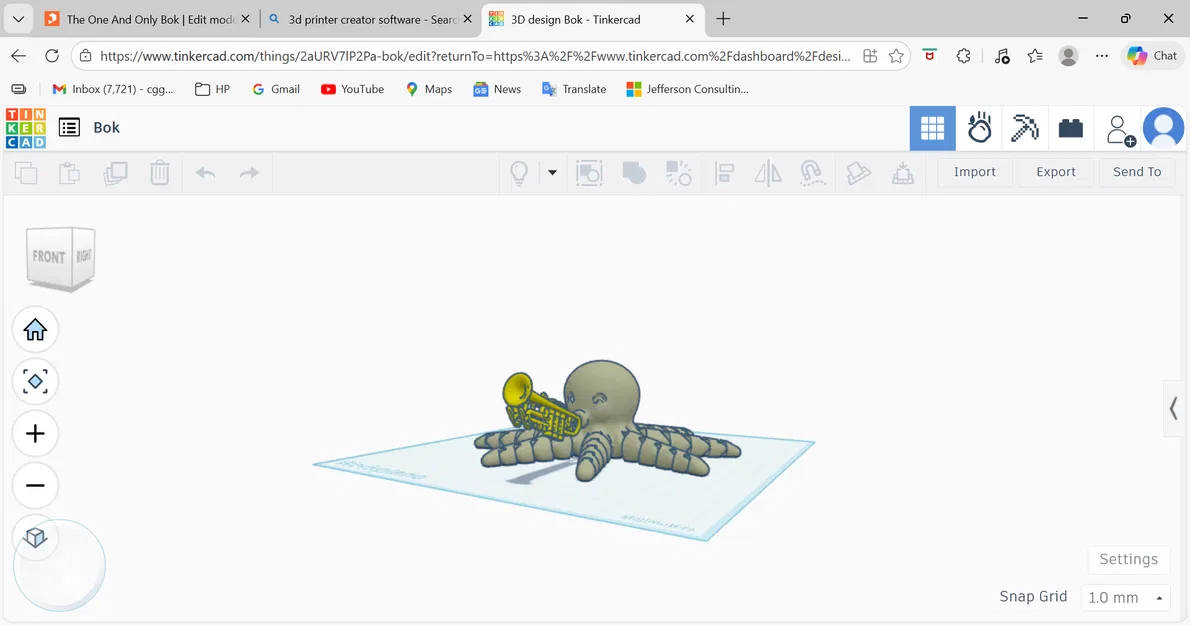 The One And Only Bok – Bok bạch tuộc thổi kèn trumpet - Image 1