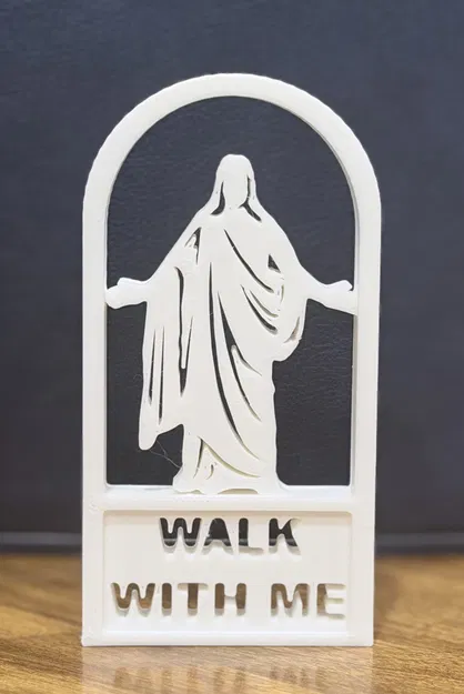 Walk With Me – Tượng Christus kèm chữ - Image 1