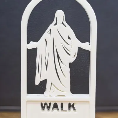 Walk With Me – Tượng Christus kèm chữ