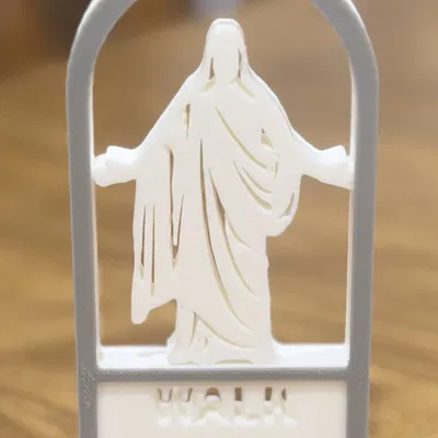 Walk With Me – Tượng Christus kèm chữ