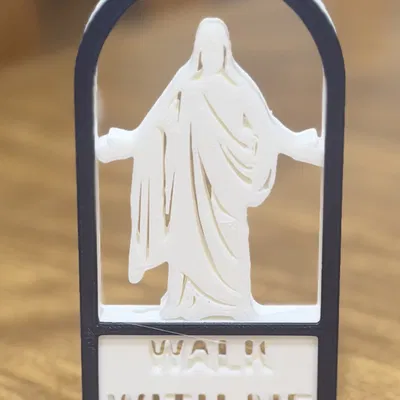 Walk With Me – Tượng Christus kèm chữ