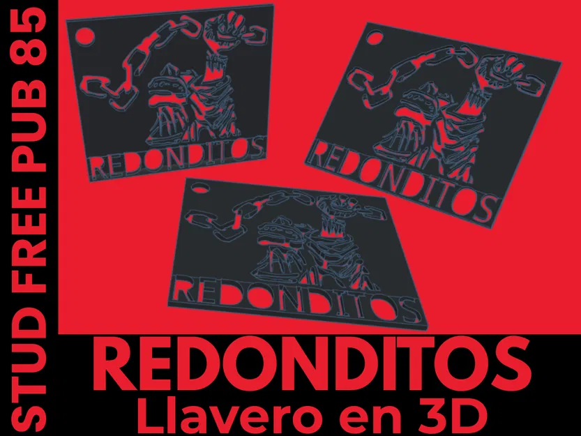 Stud free pub 85 llavero // Los redondos - Image 1