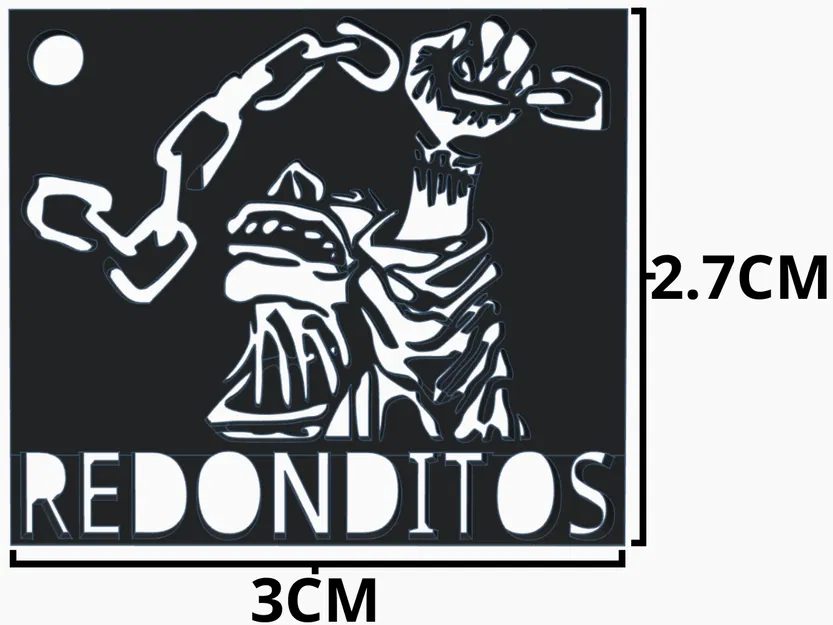 Stud free pub 85 llavero // Los redondos - Image 2