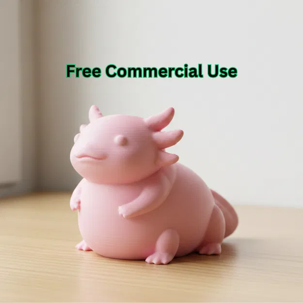 Mô hình Axolotl dễ thương để bàn - Image 1