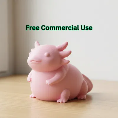 Mô hình Axolotl dễ thương để bàn