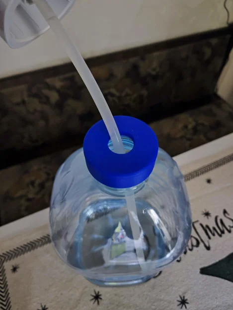 Adapter nắp chai PET 48mm cho máy bơm nước tự động - Image 1