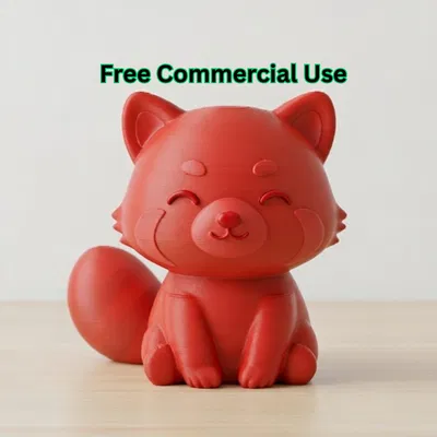 Tượng Gấu Trúc Đỏ Dễ Thương