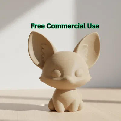 Mô hình Cáo Fennec Dễ Thương (Cute Fennec Fox Figure)