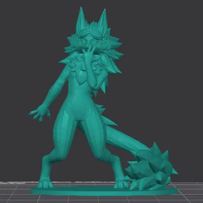 Mẫu 3D Novabeast ở tư thế Jonathan Joestar