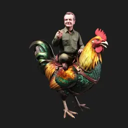 Rooster Rider – Kỵ Sĩ Cưỡi Gà Trống - Image 1