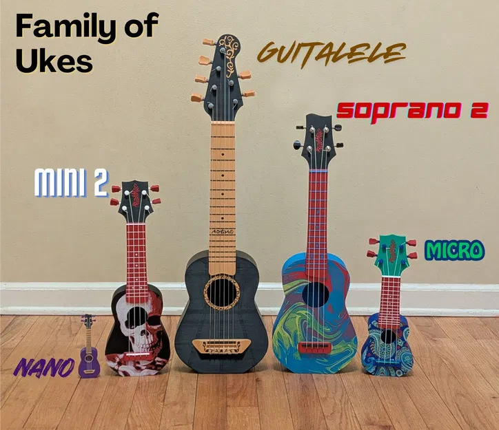 Micro Uke - Ukulele cỡ Sopranissimo siêu nhỏ - Image 2