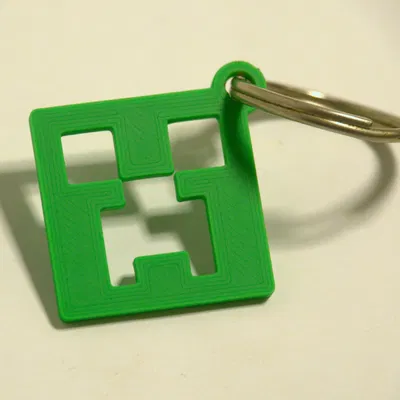 Móc khóa Minecraft Creeper Keychain Schlüsselanhänger (STL/3MF)