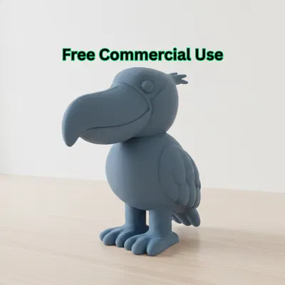 Mô hình Chim Shoebill Dễ Thương (Cute Shoebill Bird Figure)