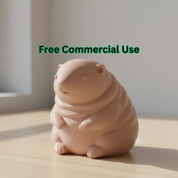 Mô Hình Chuột Chũi Trụi Lông Dễ Thương (Cute Naked Mole Rat Figure) - Image 1