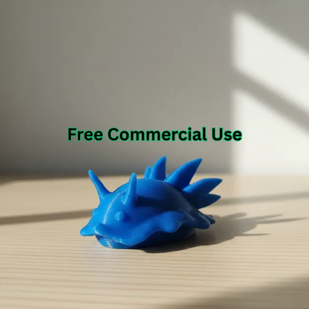 Blue Glaucus Dễ Thương (Sên Biển Xanh) – Cute Blue Glaucus Sea Slug - Image 1