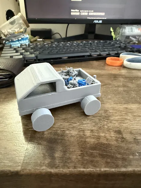 Xe tải mini thu gom rác filament (Filament Waste Mini Truck) - Image 1