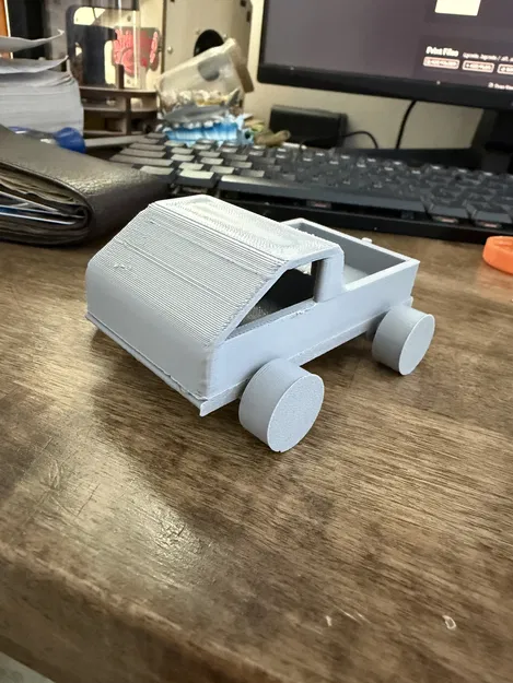 Xe tải mini thu gom rác filament (Filament Waste Mini Truck) - Image 3