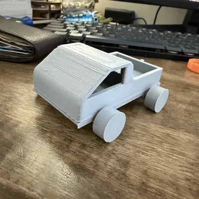 Xe tải mini thu gom rác filament (Filament Waste Mini Truck)