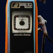 Trụ bơm xăng (Gas Pump) phong cách vintage