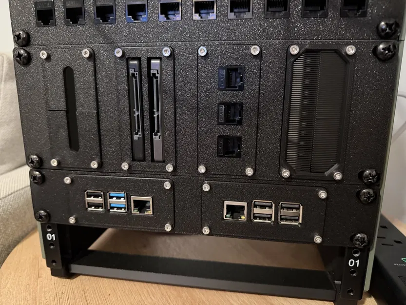 Hệ ModPlates modular cho linh kiện gắn mini rack 10” - Image 1