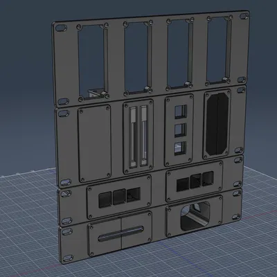 Hệ ModPlates modular cho linh kiện gắn mini rack 10”