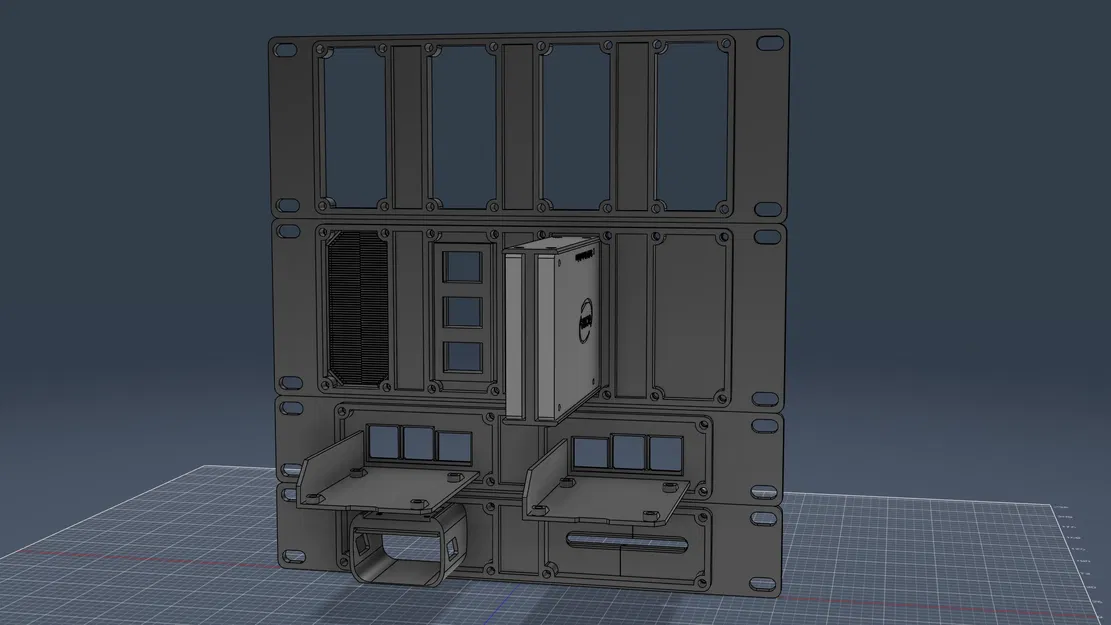 Hệ ModPlates modular cho linh kiện gắn mini rack 10” - Image 5