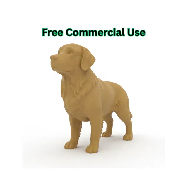 Tượng Chó Golden Retriever (Dog Figurine) - Image 1