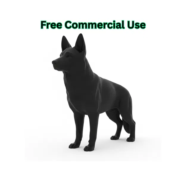 Tượng chó German Shepherd (German Shepherd Dog Figurine) - Image 1