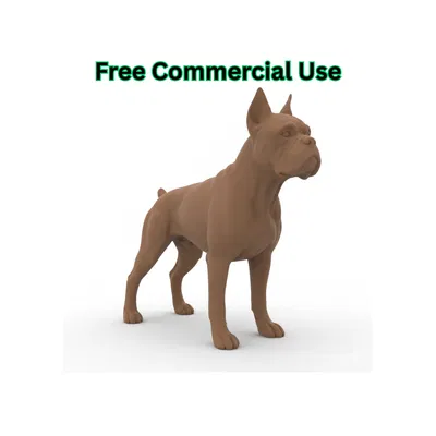 Tượng Chó Boxer (Boxer Dog Figurine)