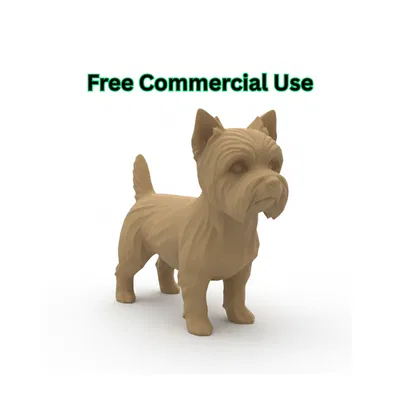 Tượng chó Yorkshire Terrier