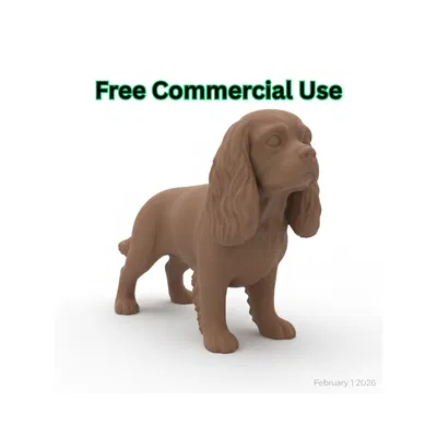 Tượng Chó Cavalier Spaniel (Cavalier King Charles Spaniel)