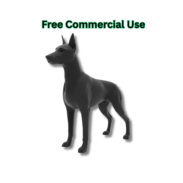 Tượng Chó Doberman Pinscher - Image 1