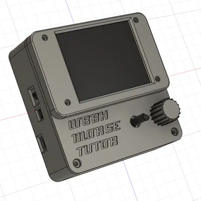 Vỏ (Housing) cho W8BH Morse Tutor esp32