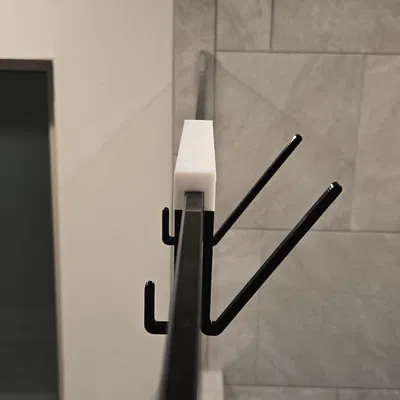 Móc treo điện thoại cho vách kính phòng tắm 10mm