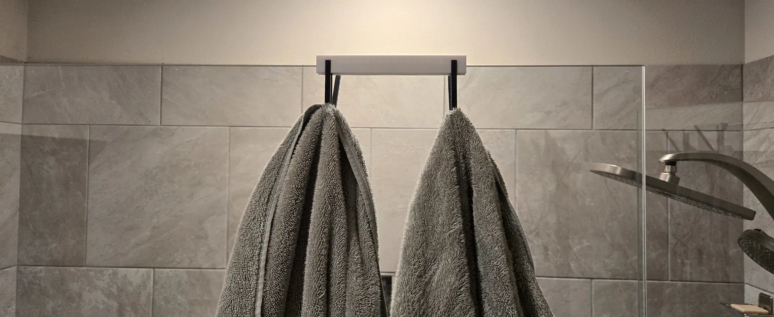 Móc treo điện thoại cho vách kính phòng tắm 10mm - Image 3