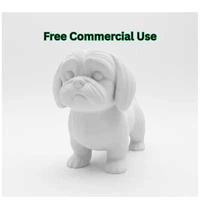 Tượng chó Shih Tzu (Shih Tzu Dog Figurine)