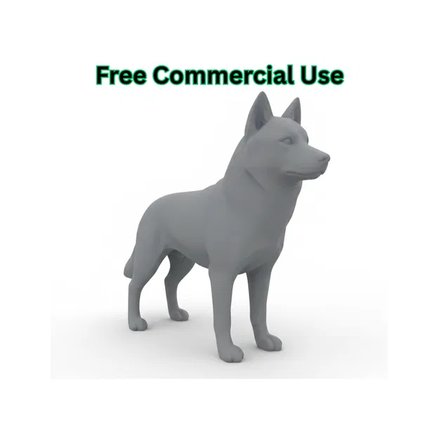 Tượng Chó Siberian Husky - Image 1