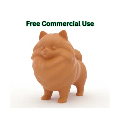 Tượng chó Pomeranian